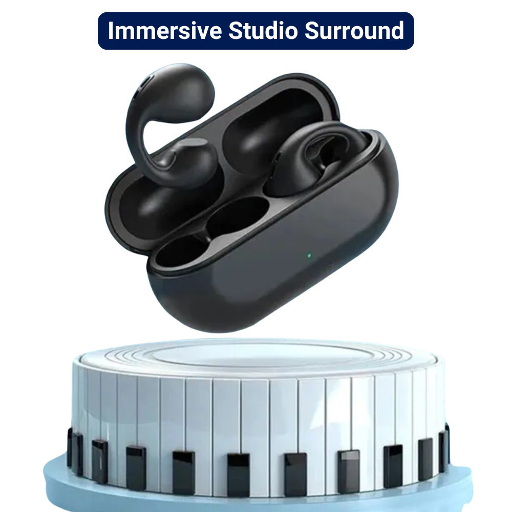 Auriculares deportivos de conducción ósea Aurelo con Bluetooth 5.3, IPX5 - Desfino