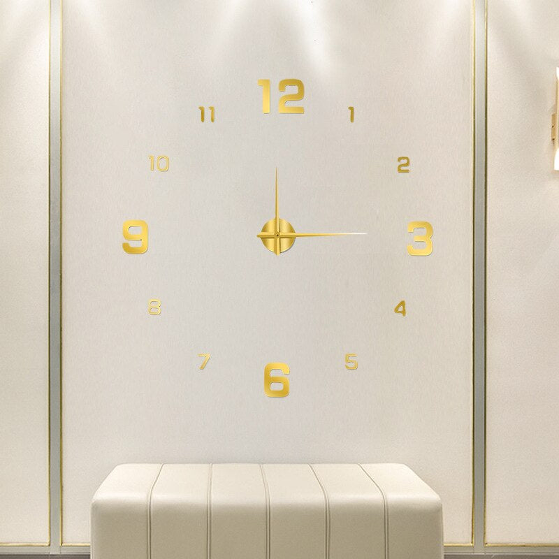 AstraLume PulseWall doe-het-zelf-wandklok - Aanpasbare cijferindeling - Desfino