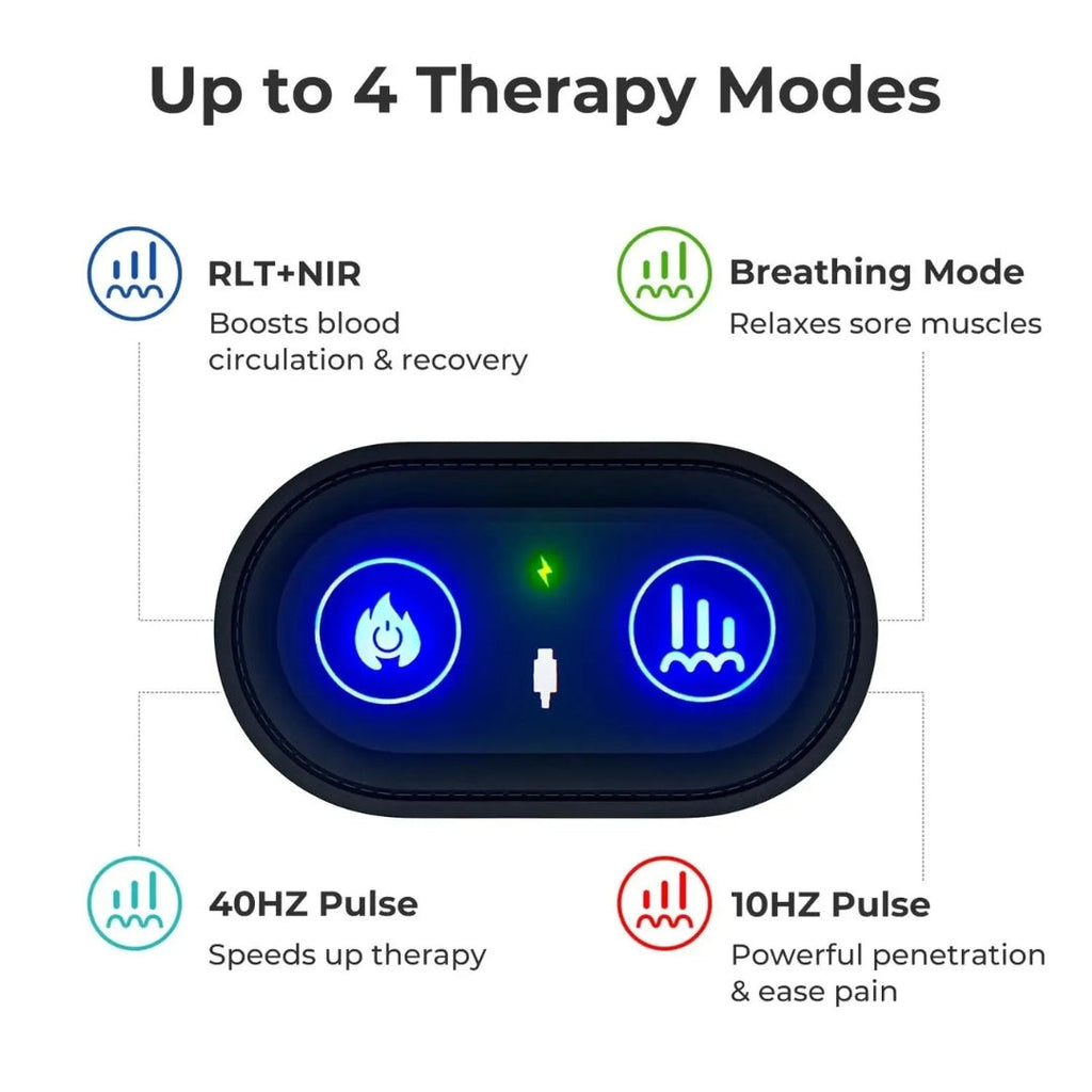 כרית חימום לצוואר באור אדום של NuraTherm — טיפול בעיסוי לשיכוך כאבים | Desfino
