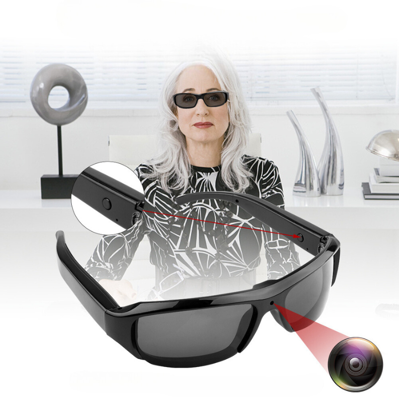 TrailSight 1080P-Kamera-Aufnahmebrille - HD-Videoaufnahme - Desfino