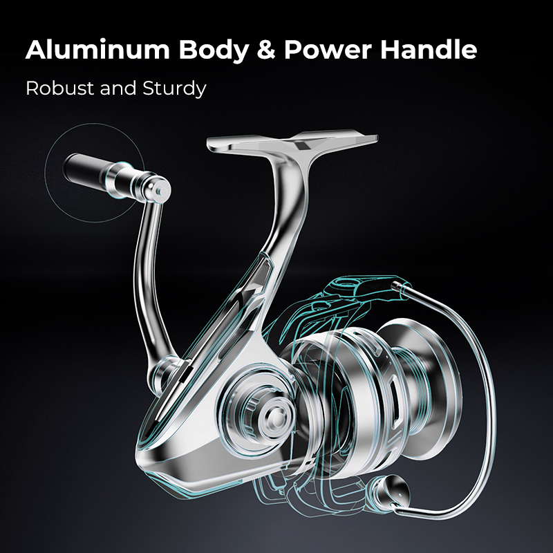 Piscifun NautiX Saltwater Spinning Reel — Aluminum Body & Carbon Rotor | Desfino