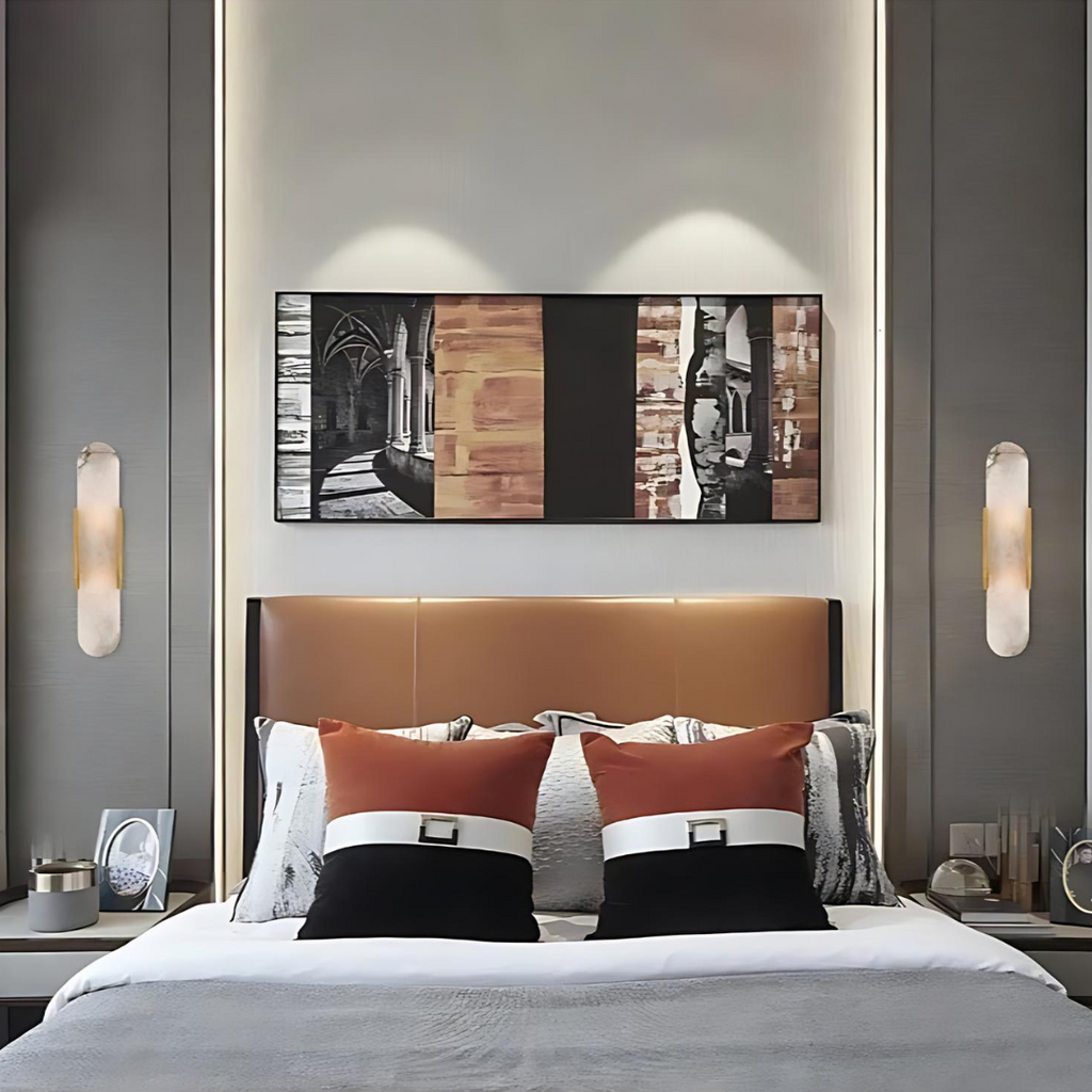 Downward-Facing LED Wall Sconce — Aveline Sconce Collection - Desfino