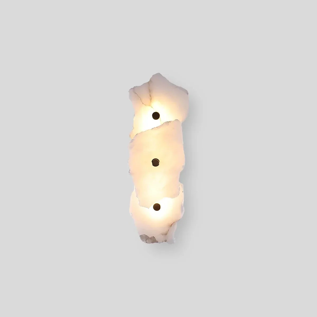 Moderne luxuriöse kunstvolle Wandleuchte aus spanischem Alabaster | Desfino