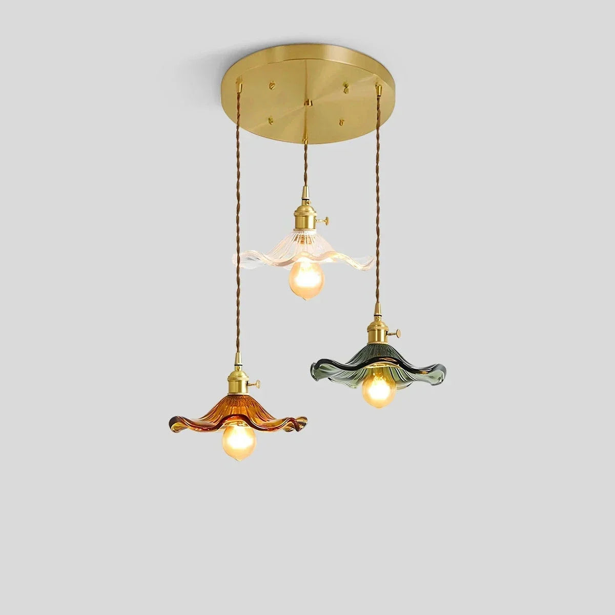 Nordic Japanese Glass Chandelier for Living Room | Desfino
