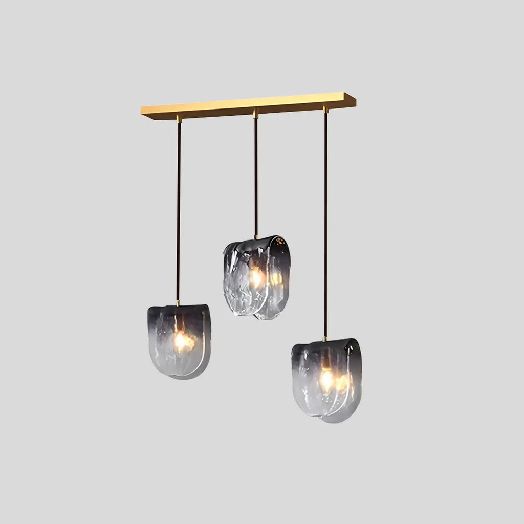 Modern Gradient Glass Pendant Light for Bedside | Desfino