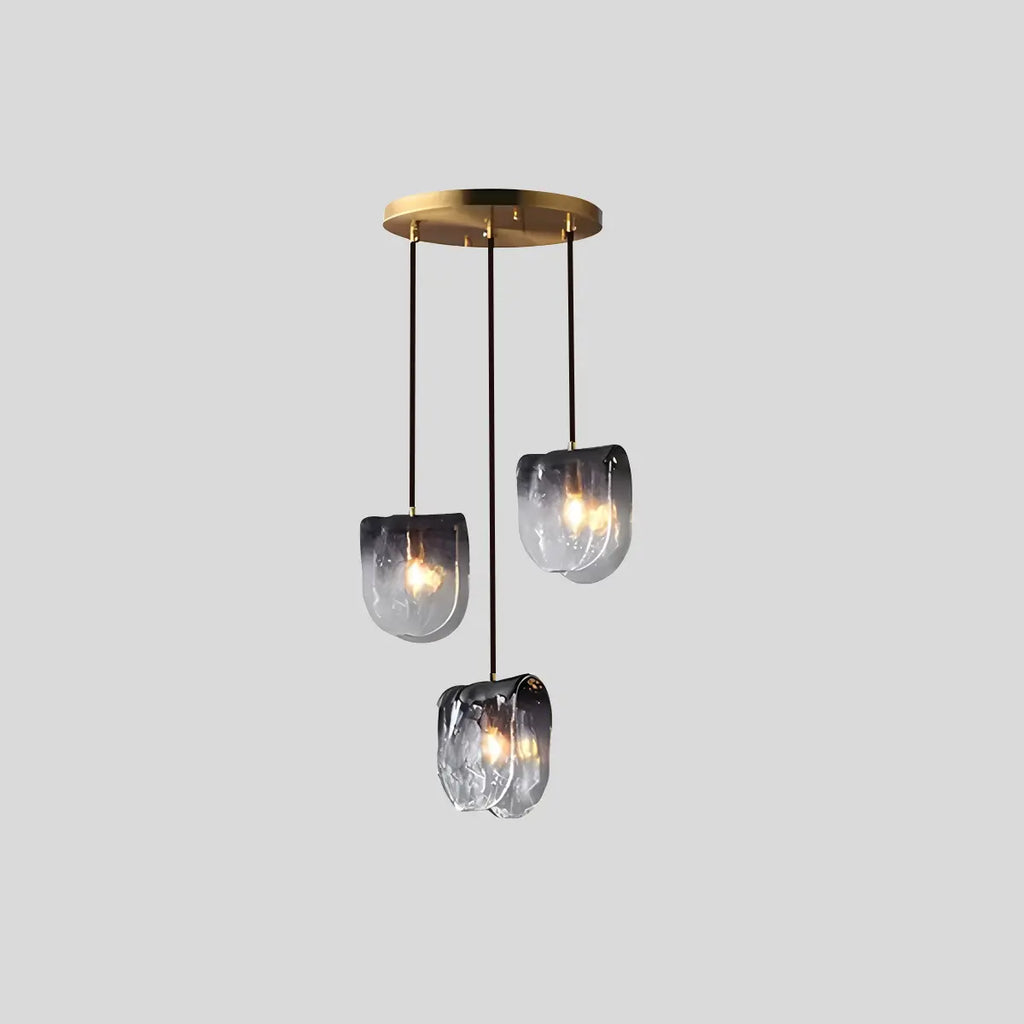 Modern Gradient Glass Pendant Light for Bedside | Desfino