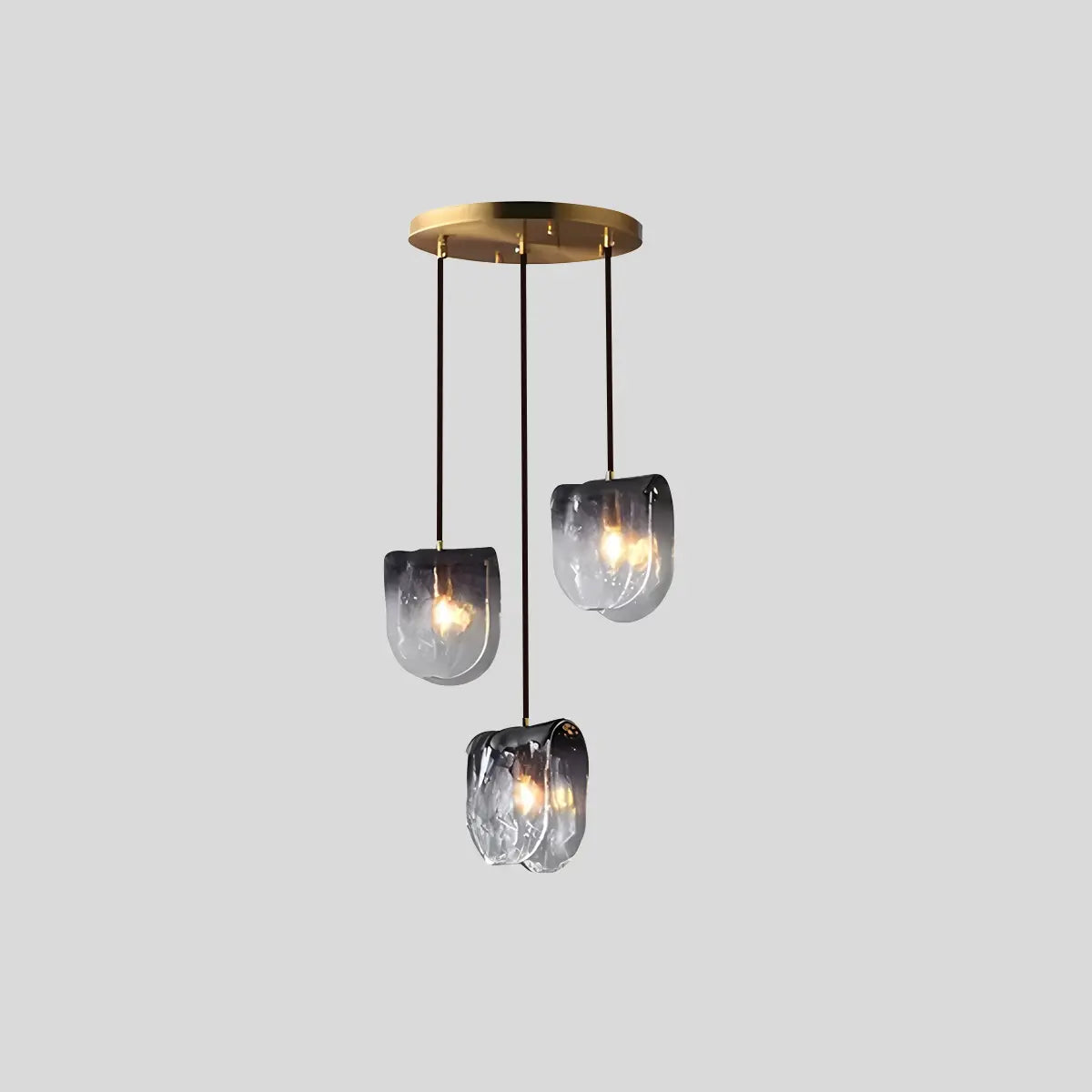 Modern Gradient Glass Pendant Light for Bedside | Desfino