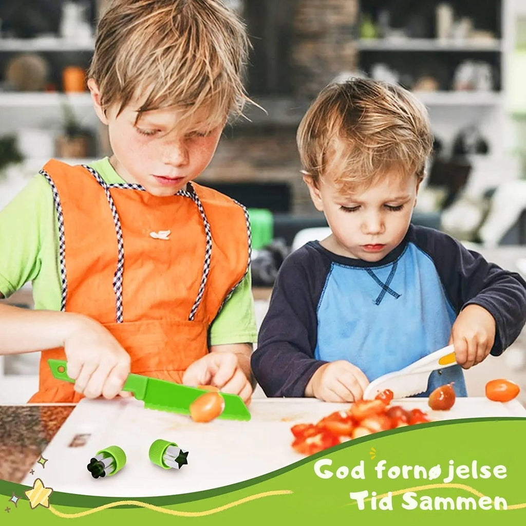 MiniChef Sicheres Kochset — 13-teiliges Küchenutensilienset für Kinder - Desfino