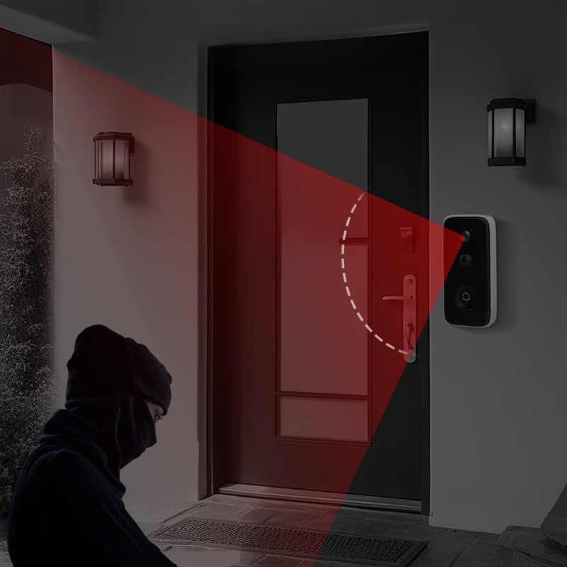 Bezdrátový chytrý videotelefon LumenGate 3MP — upozornění přes WiFi - Desfino