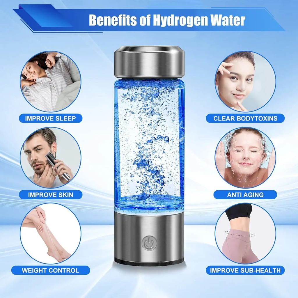 HydraVive 氢水瓶 — 一键注氢 | Desfino