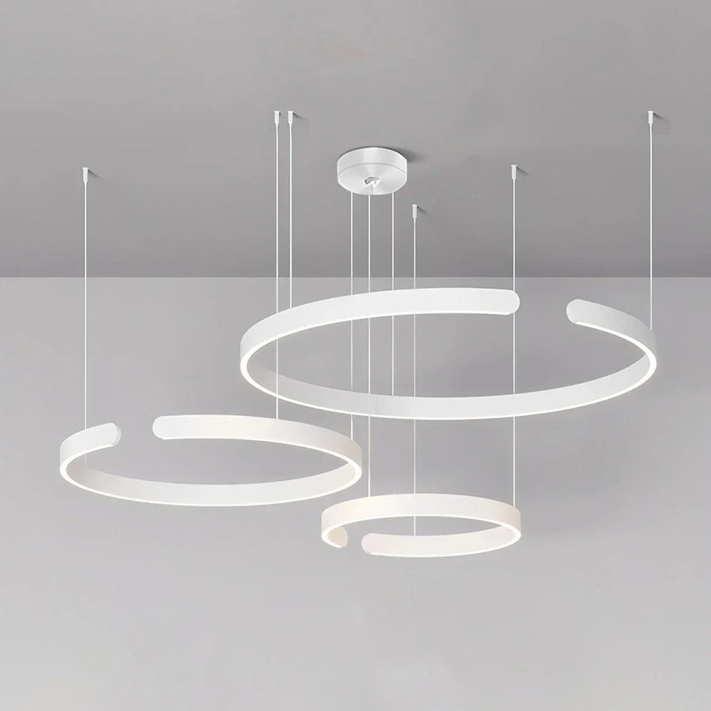 Moderner LED-Ring-Kronleuchter für das Wohnzimmer | Desfino