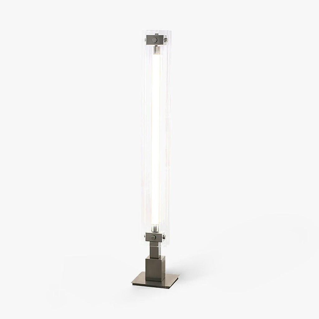 Minimalistische M29-Glasstehleuchte – industrieller Stil