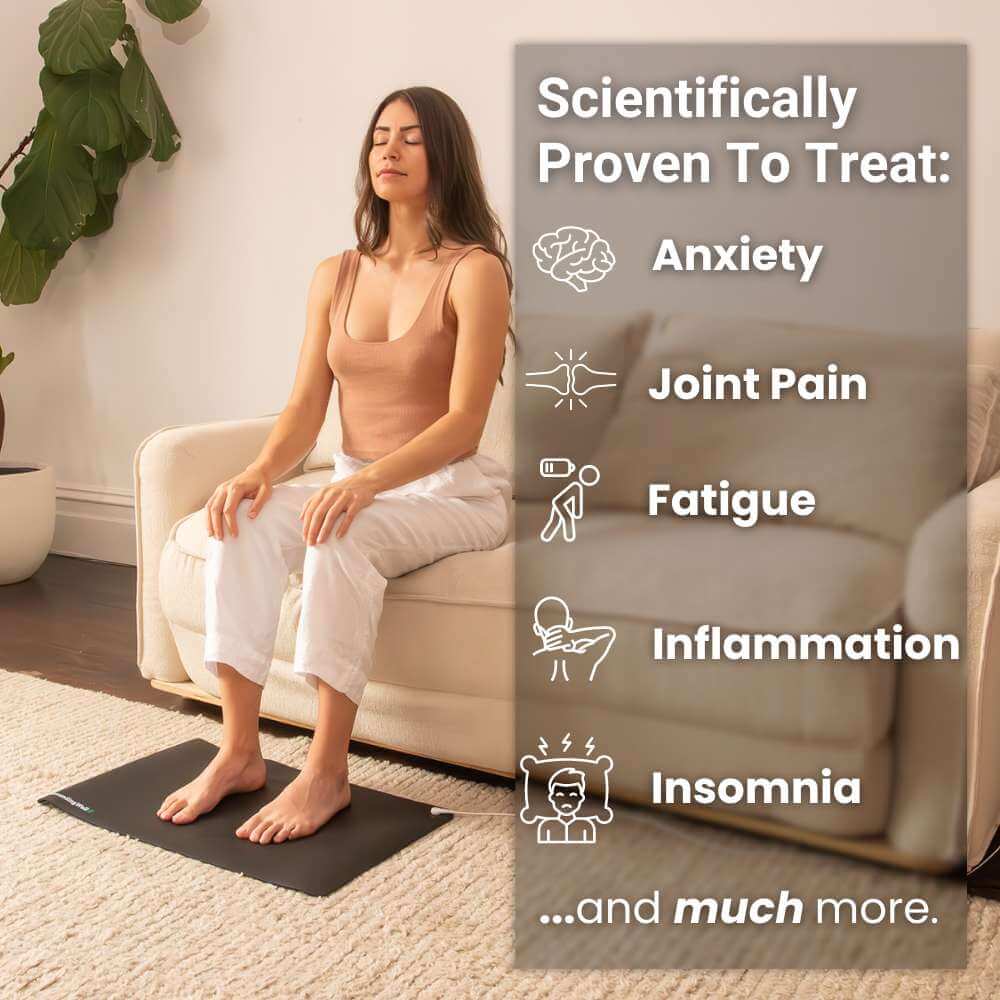 Tapis de mise à la terre conducteur pour intérieur — tapis de earthing pour la relaxation - Desfino