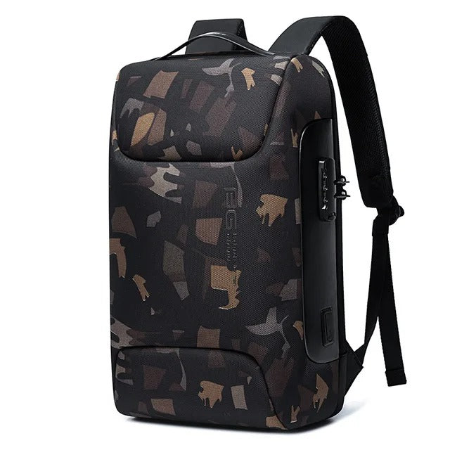AegisGuard Sac antivol 15.6" — résistant à l'eau, rangement dissimulé - Desfino