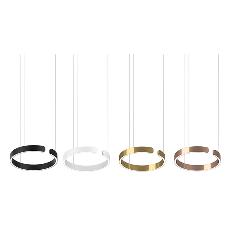 Lámpara colgante LED circular AstraNova — Iluminación ajustable - Desfino