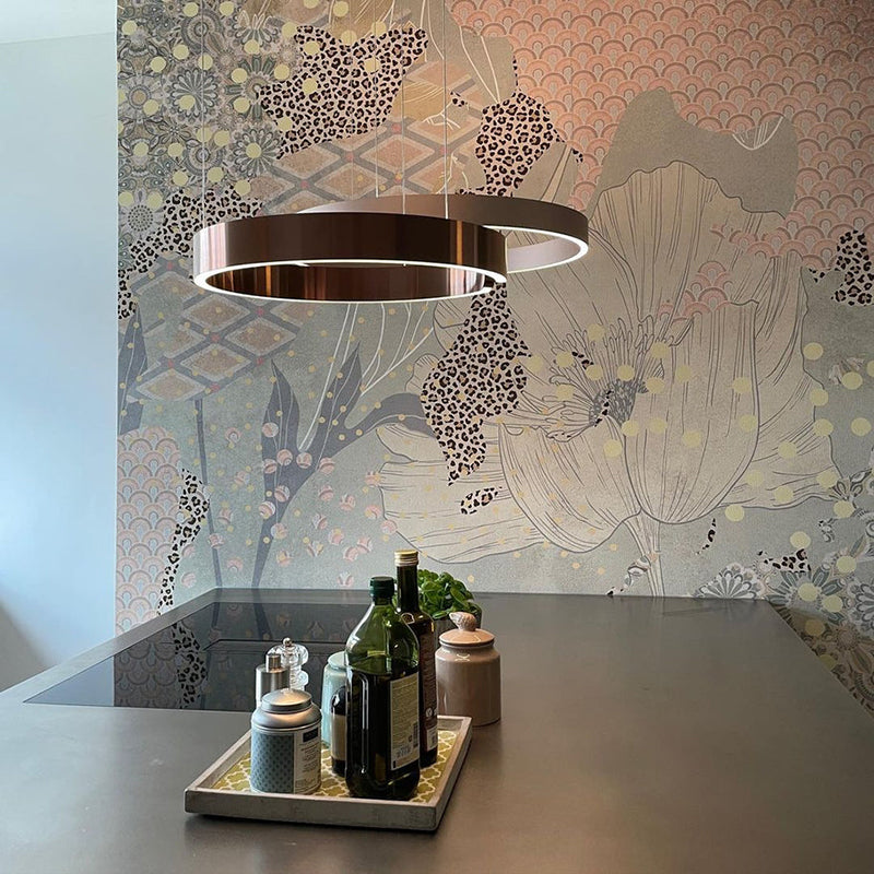 Candeeiro Suspenso LED Redondo LumaCircle — Design Moderno Ajustável - Desfino