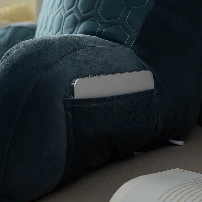 LumaNest Reading Backrest Pillow — Armrests and Headrest | Desfino