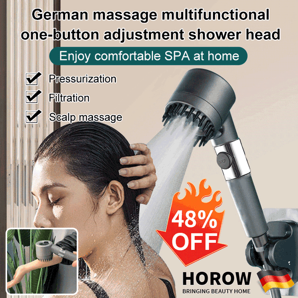 FluxFlow Showerhead Pro — Up to 200% Stronger Water Pressure - Desfino