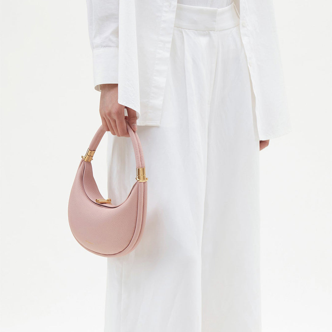Jolie Solara Aurelle Full-Grain Leather Bag — Natural Patina Finish, Four Carry Options