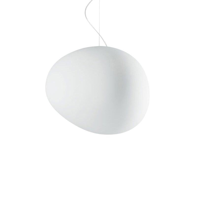 Suspension en verre soufflé à la main LumaVerde — Forme organique sculpturale - Desfino