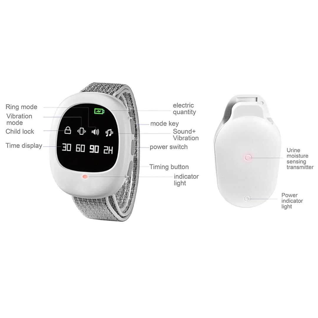 Alarme sem fios NiteGuard para enurese noturna — Recetor com sensor de humidade - Desfino