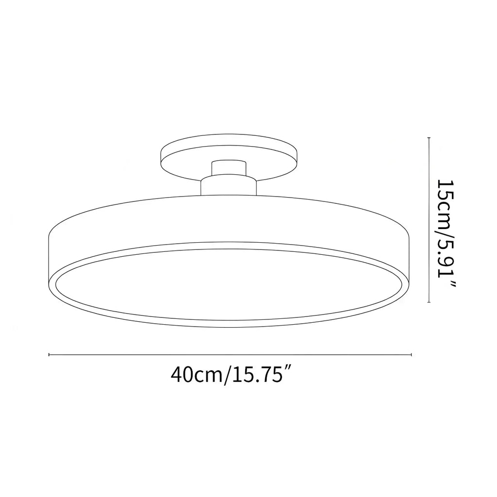 Isla Flush Mount Ceiling Lamp for Bedroom | Desfino