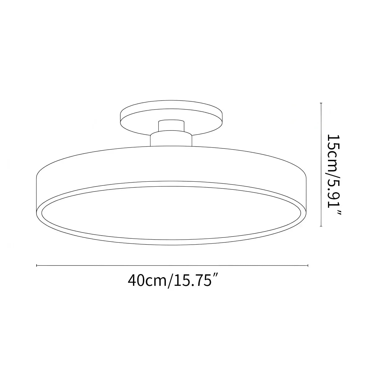 Isla Flush Mount Ceiling Lamp for Bedroom | Desfino