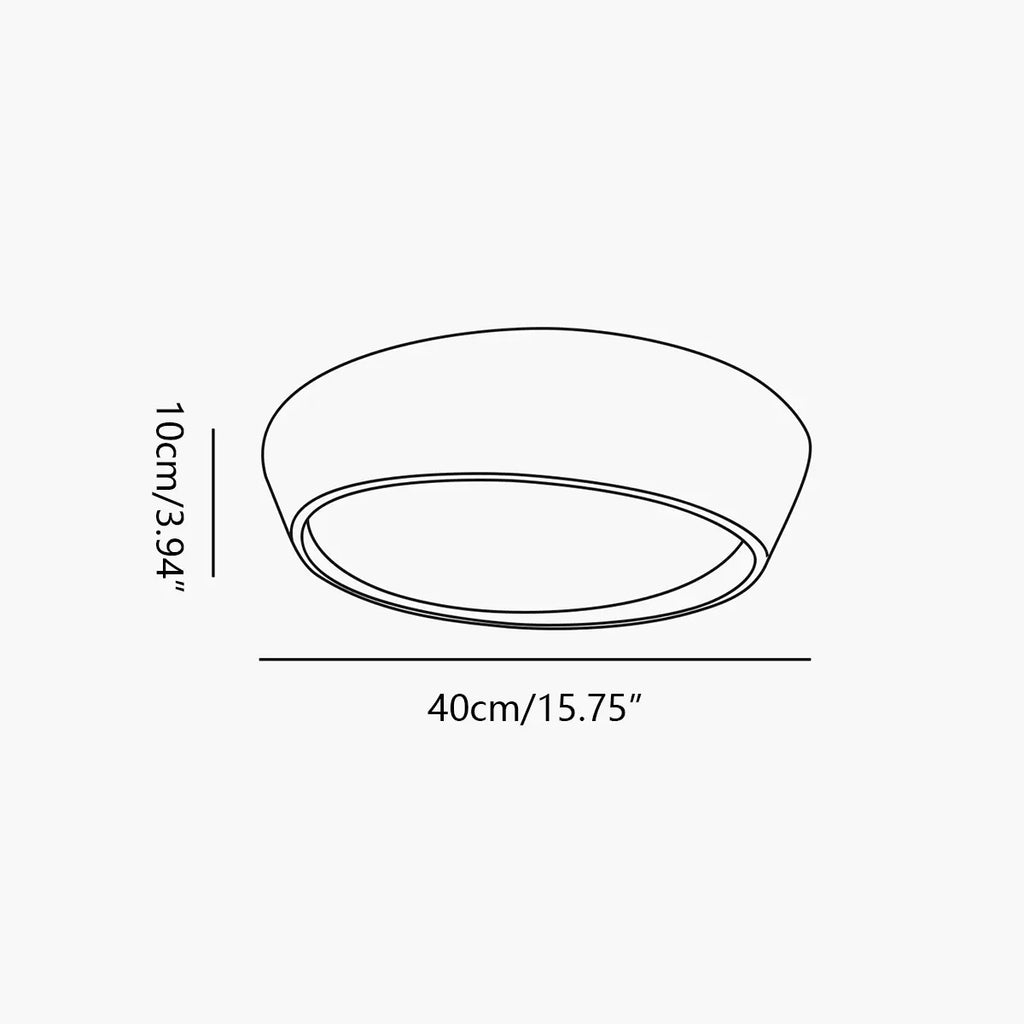 Modern Round Acrylic Ceiling Light for Bedroom | Desfino