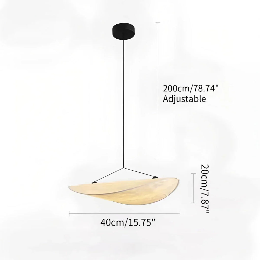 Zen Art Cloud Shape Silk Pendant Light for Living Room | Desfino