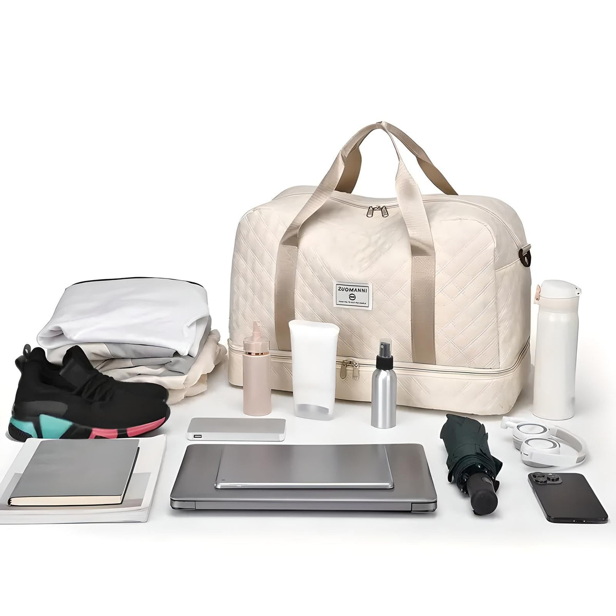 Borsa da viaggio Voyager — 40 L, resistente all'acqua e con più tasche - Desfino