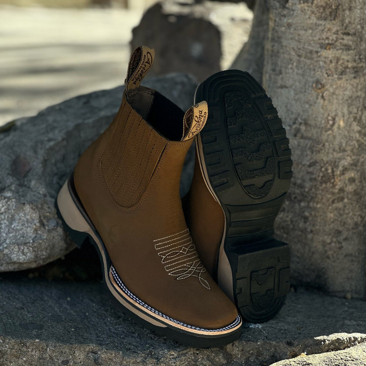 Kairoo unisex cowboylaarzen in westernstijl — klassiek silhouet, comfortabele pasvorm - Desfino