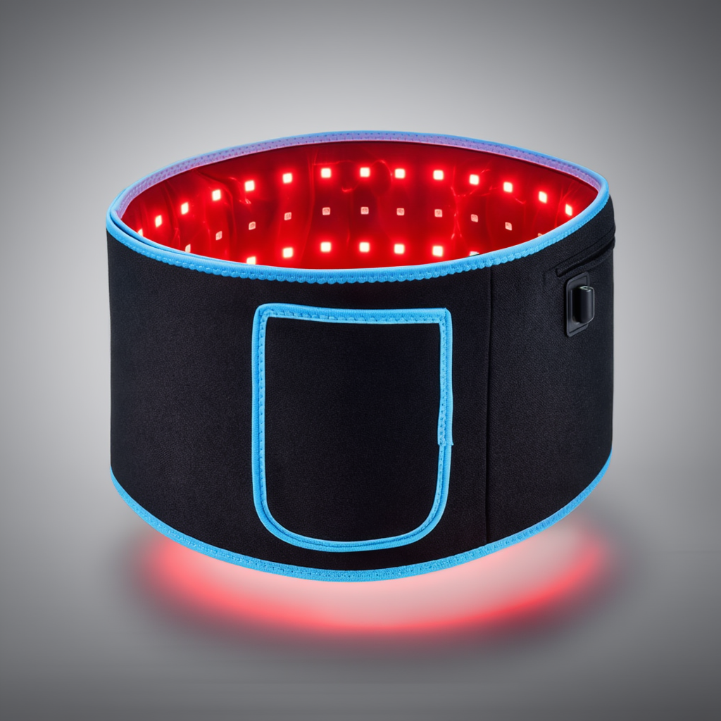 Centură fără fir pentru terapia cu lumină roșie — 126 de LED-uri, 660nm și 850nm - Desfino