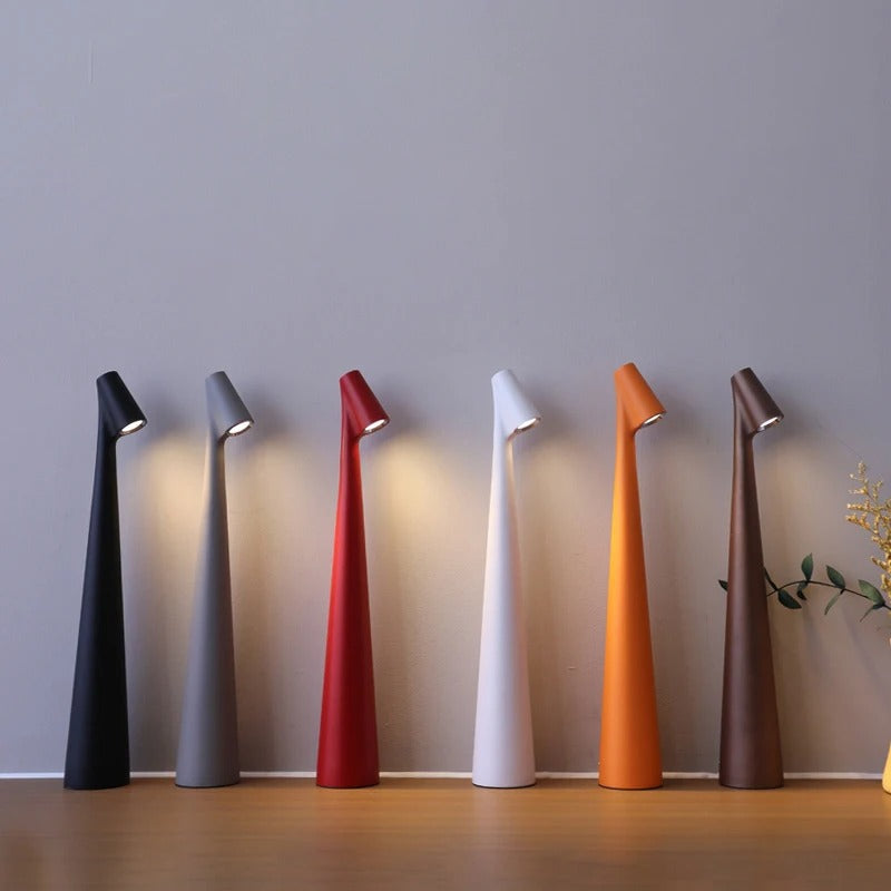 Lampada da tavolo LED ricaricabile Nordic — Luce d'accento senza fili - Desfino