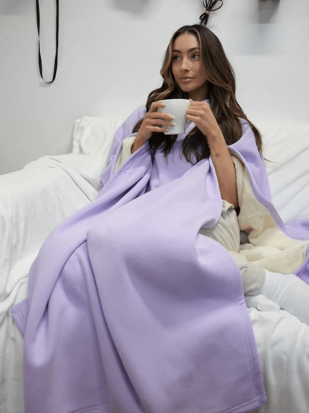 Felpa con cappuccio ArcticFlare NovaWeave — Vestibilità oversize, comfort morbido e rilassante - Desfino