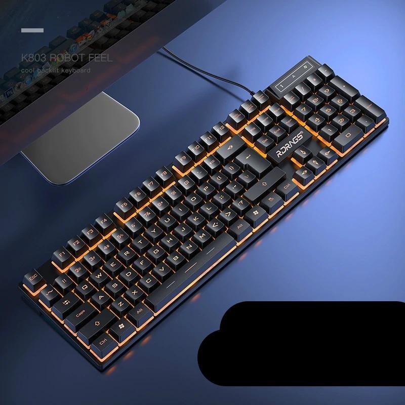 Tastatură mecanică pentru gaming Virex Elite — Taste iluminate, cu fir | Desfino