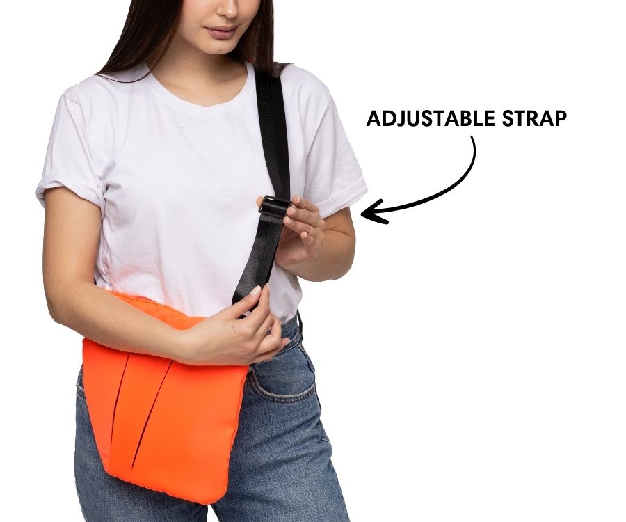 Slim Anti-Theft Travel Bag — Front Carry, Hidden Zippers, Storage - Desfino