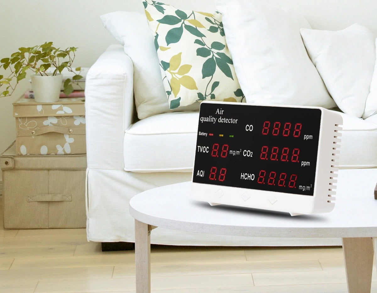Monitor de dióxido de carbono Aerolume — Detector de calidad del aire interior - Desfino