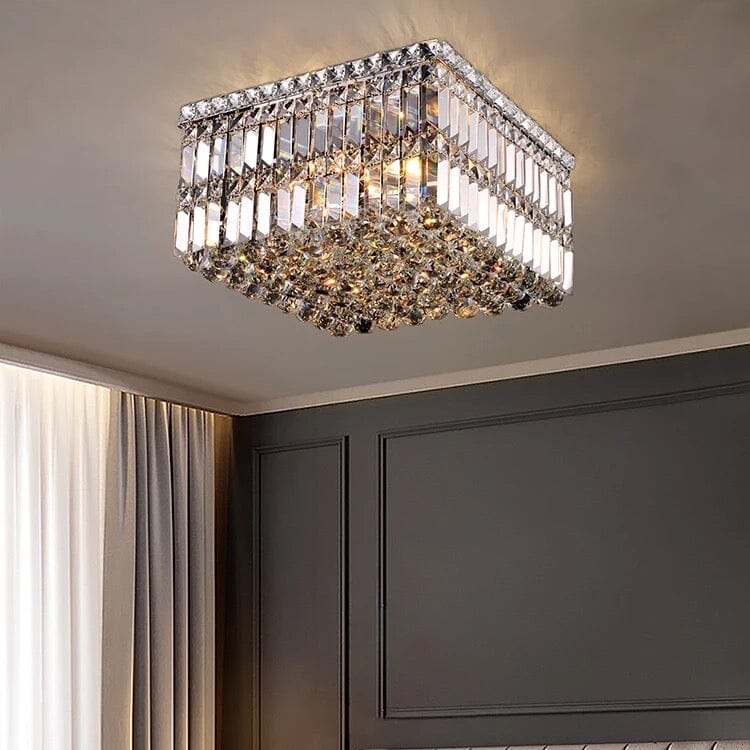 Jade Crystal Ceiling Chandelier