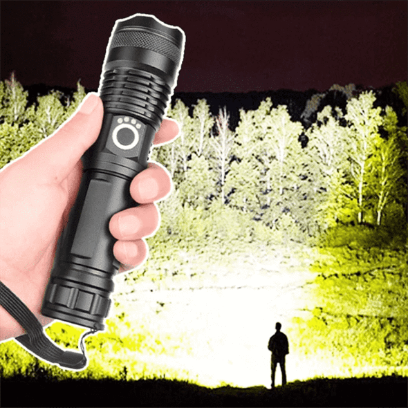 VoltRidge Pro Max XHP50.2 LED-lommelykt — 90,000 lumen - Desfino