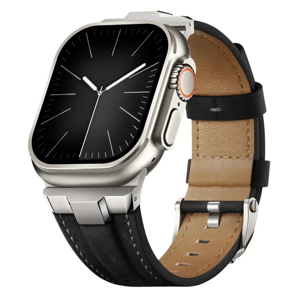 Bracelet en cuir pour Apple Watch — Bracelet robuste haut de gamme Wayfarer