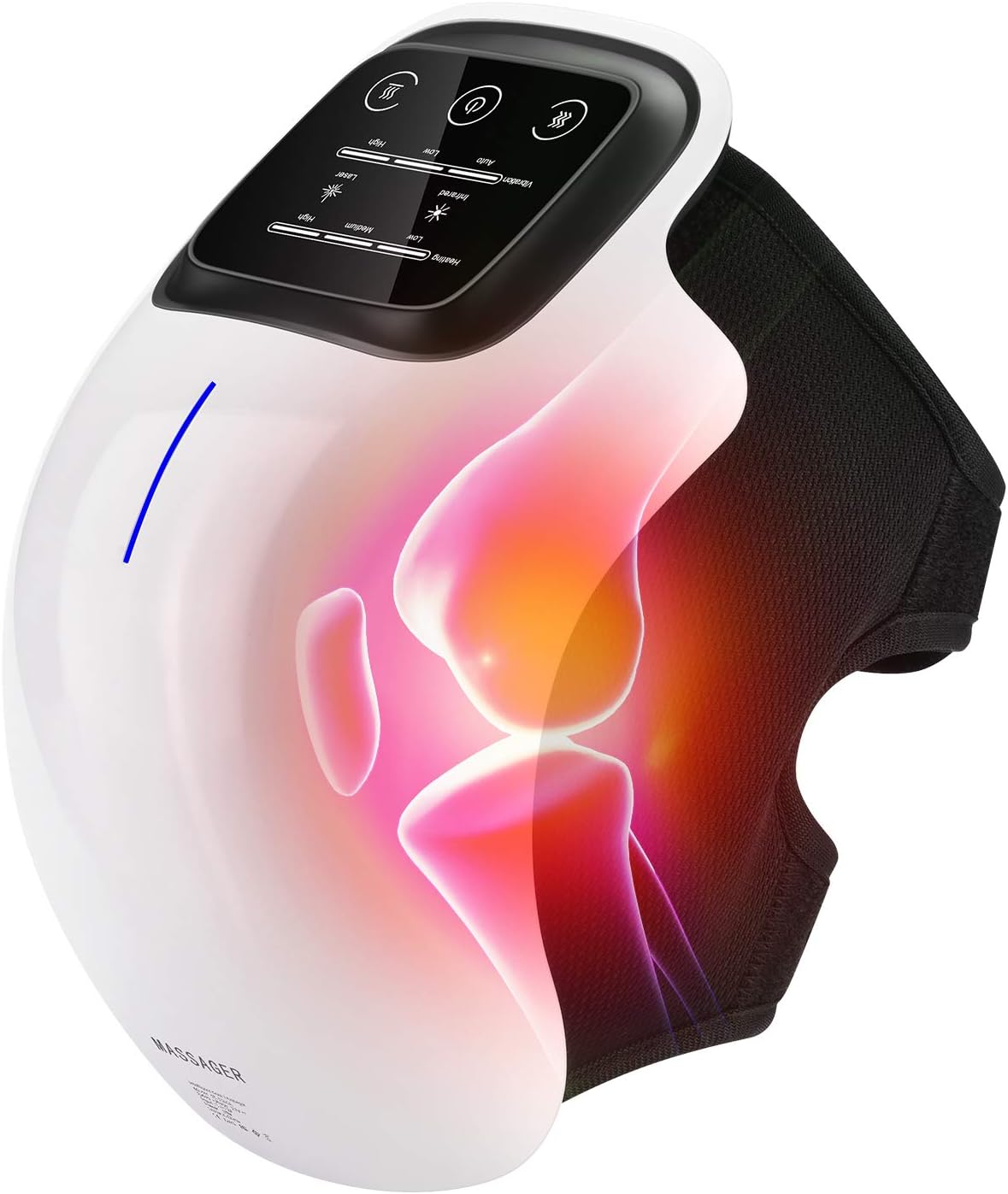 KneeViva Pro Electric Knee Massager — Heat & Infrared Therapy - Desfino