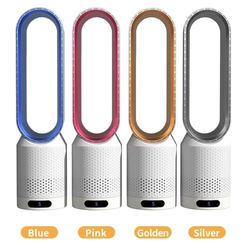 AeroSilk Bladeless 3-In-1 Air Purifier, Heater & Cooler - Desfino