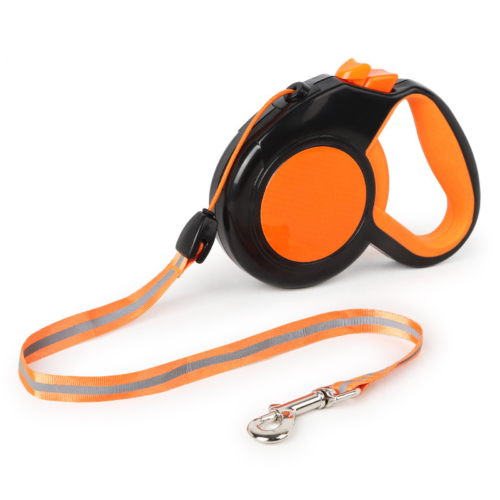 NovaStride Retractable Reflective Dog Leash — Neon Visibility - Desfino