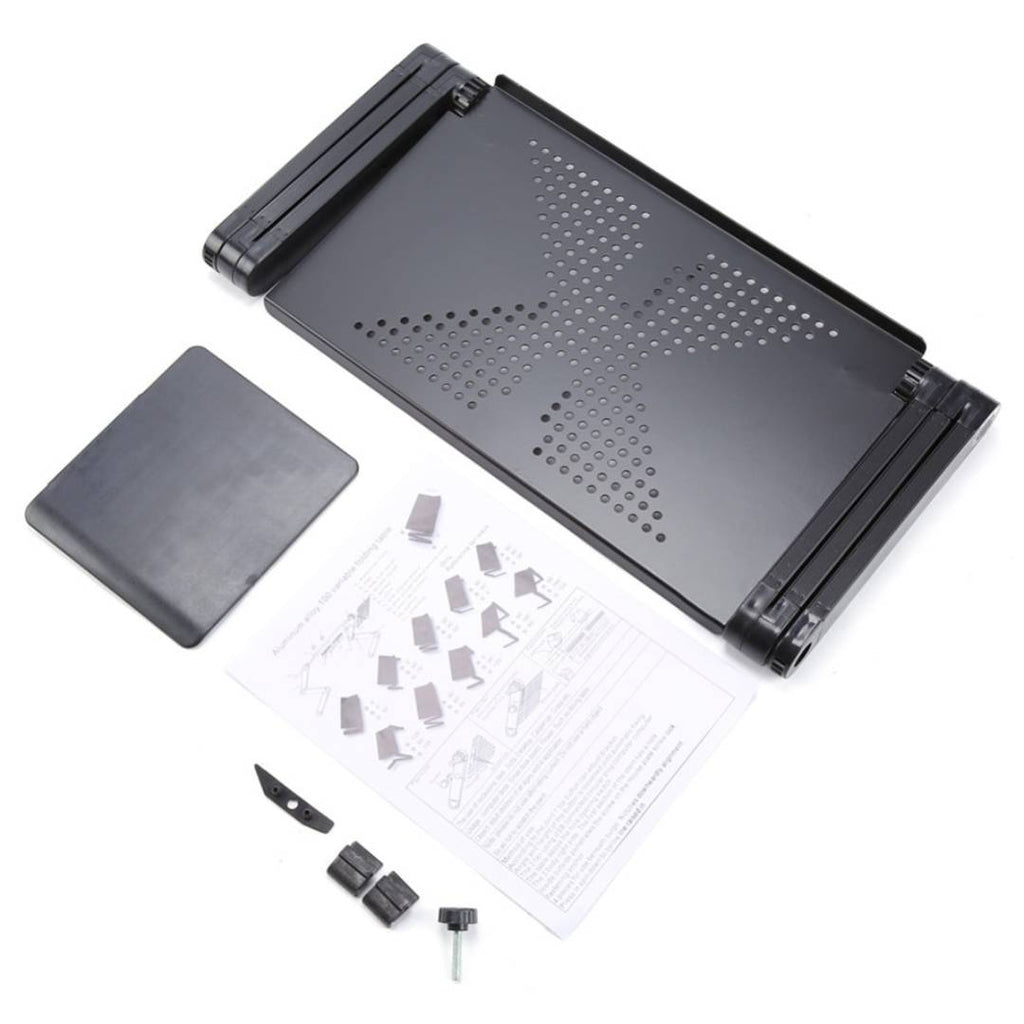 Verstellbarer kühlender Laptopständer — Mauspad, ergonomisches Design | Desfino
