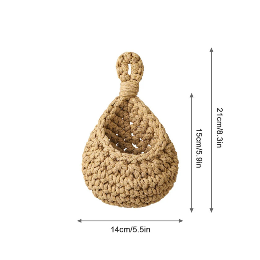 Handcrafted Boho Breathable Hanging Basket
