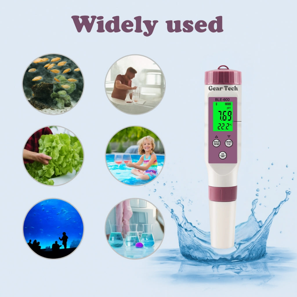 AquaSense 7-In-1 Digital Pool Tester — Compact pH & Chlorine Reader with App Connectivity