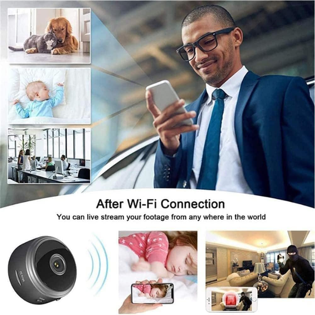 Cameră de securitate Wi-Fi de interior Veyra Mini — design compact - Desfino