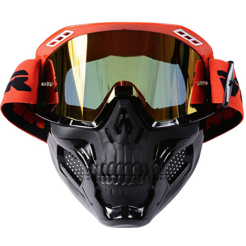 Gogle motocyklowe SpectraRider — odporne na uderzenia, z odłączaną maską - Desfino