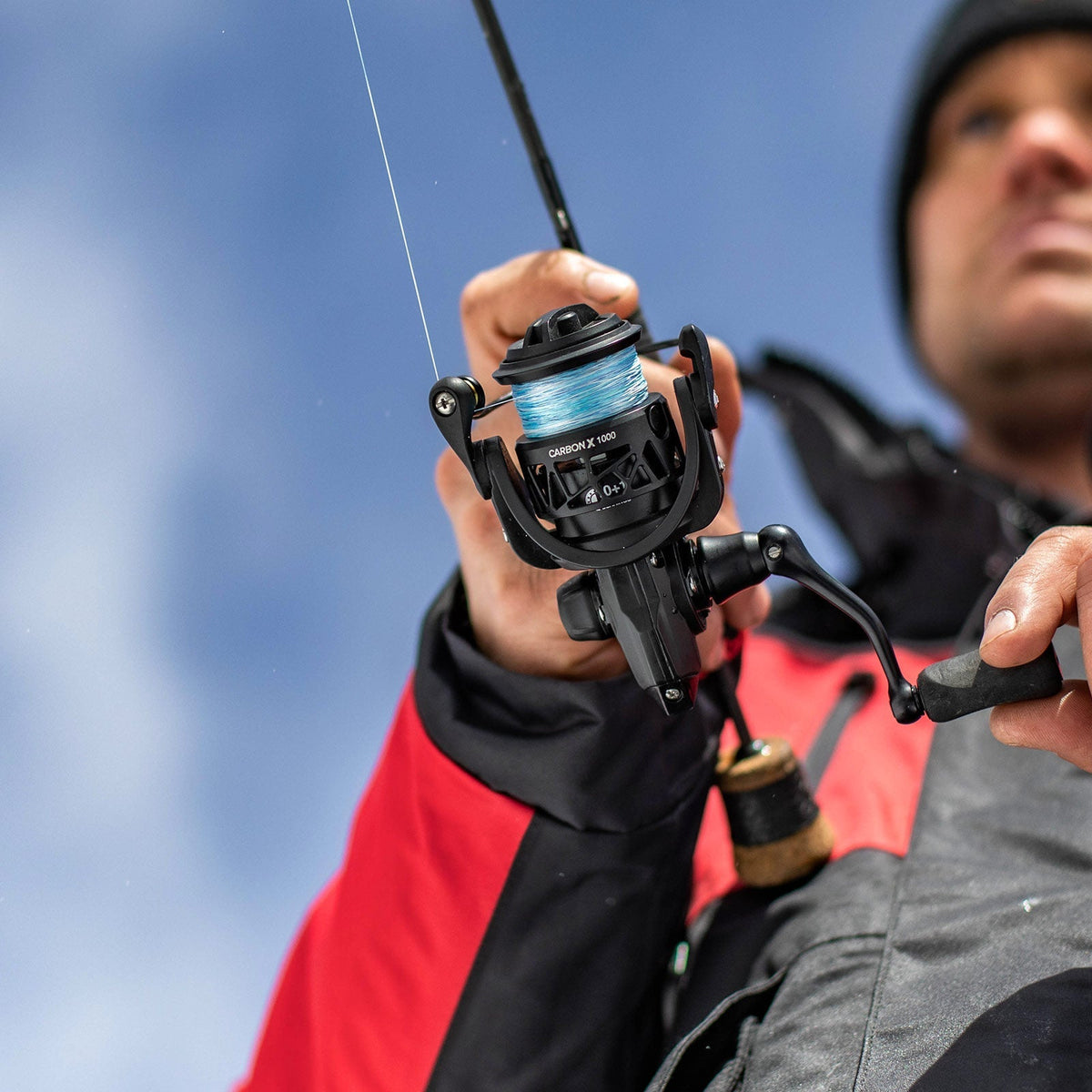 Kołowrotek spinningowy Piscifun Carbon X Ice Fishing — rozmiar 500/1000 - Desfino