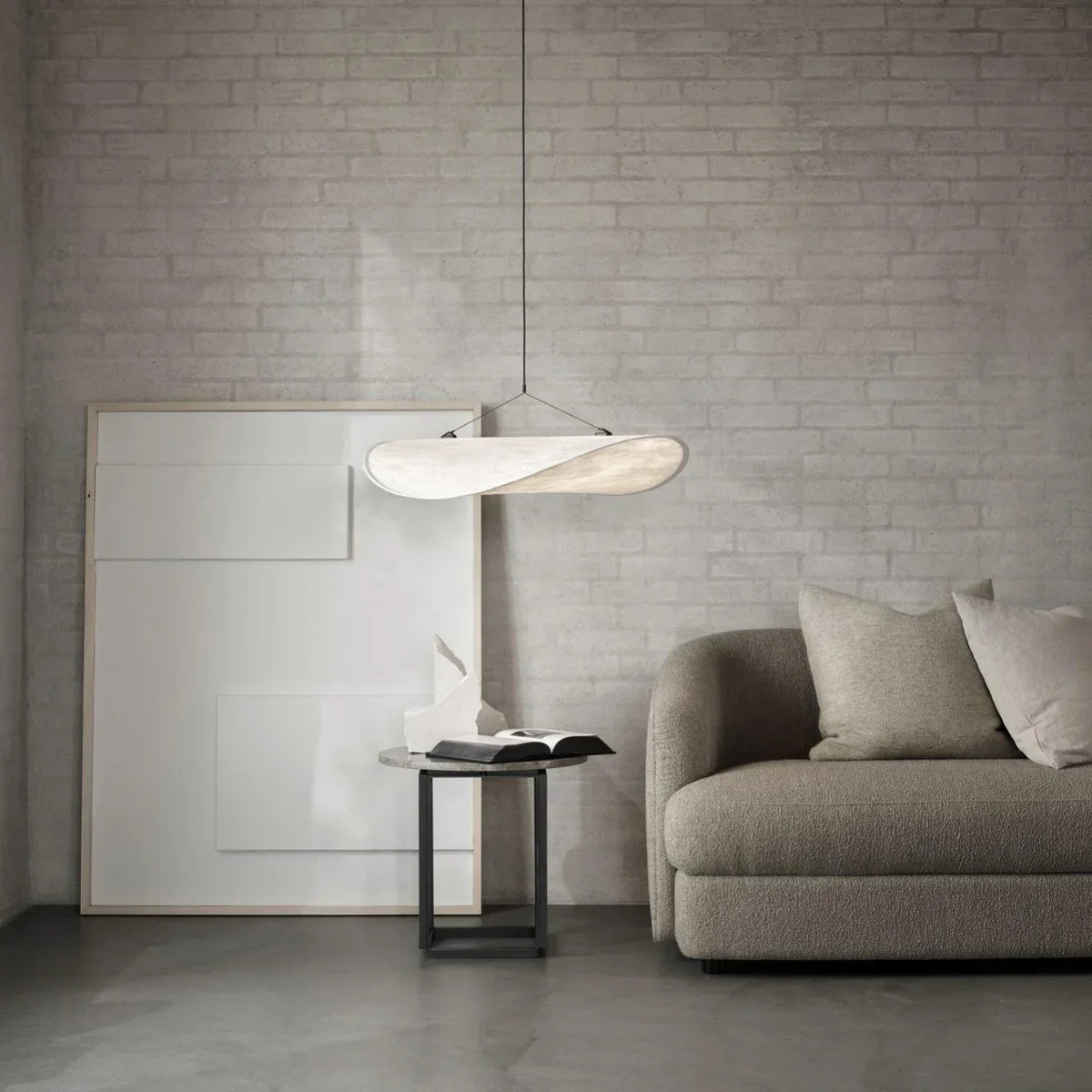 SilkWave-aardappelchip-lamp — handgemaakte ambachtelijke lamp, warme gloed - Desfino